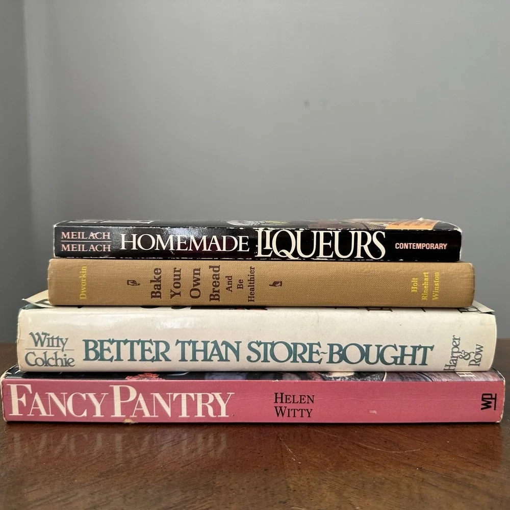 Vintage Lot 4 Cookbooks From Scratch Kitchen‎ Collection Homemade Bread Pantry